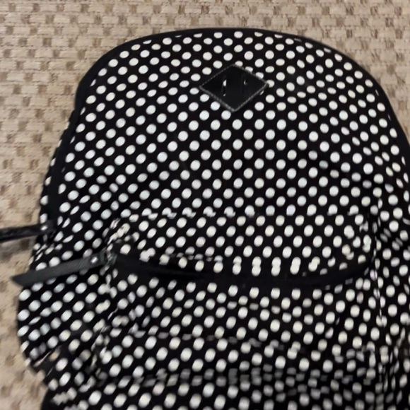 Women’s Candie’s med back pack, blk/white checker board, used. - Picture 2 of 7
